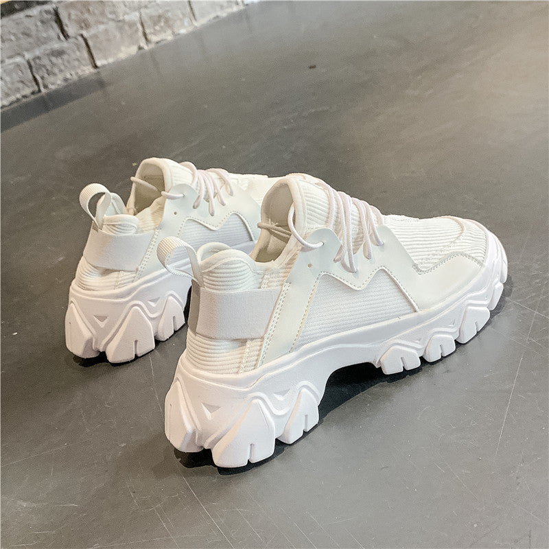 Cloth straps platform shoes casual shoes