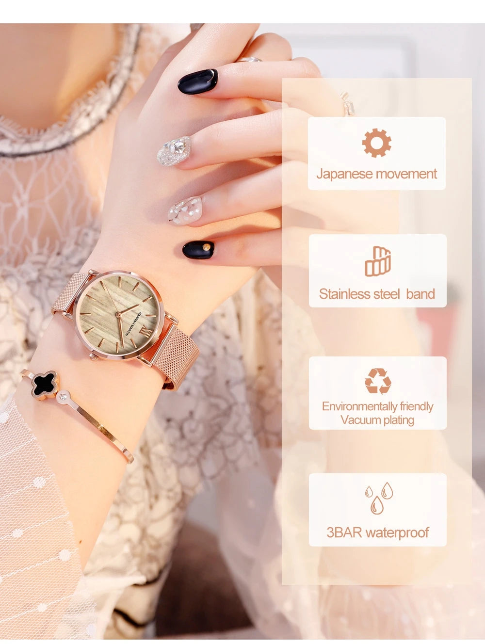 Rose Gold Luxury Watch