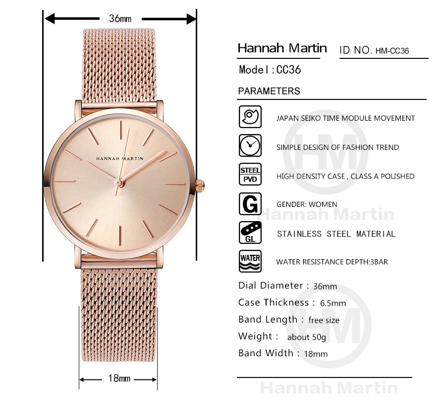 Rose Gold Luxury Watch