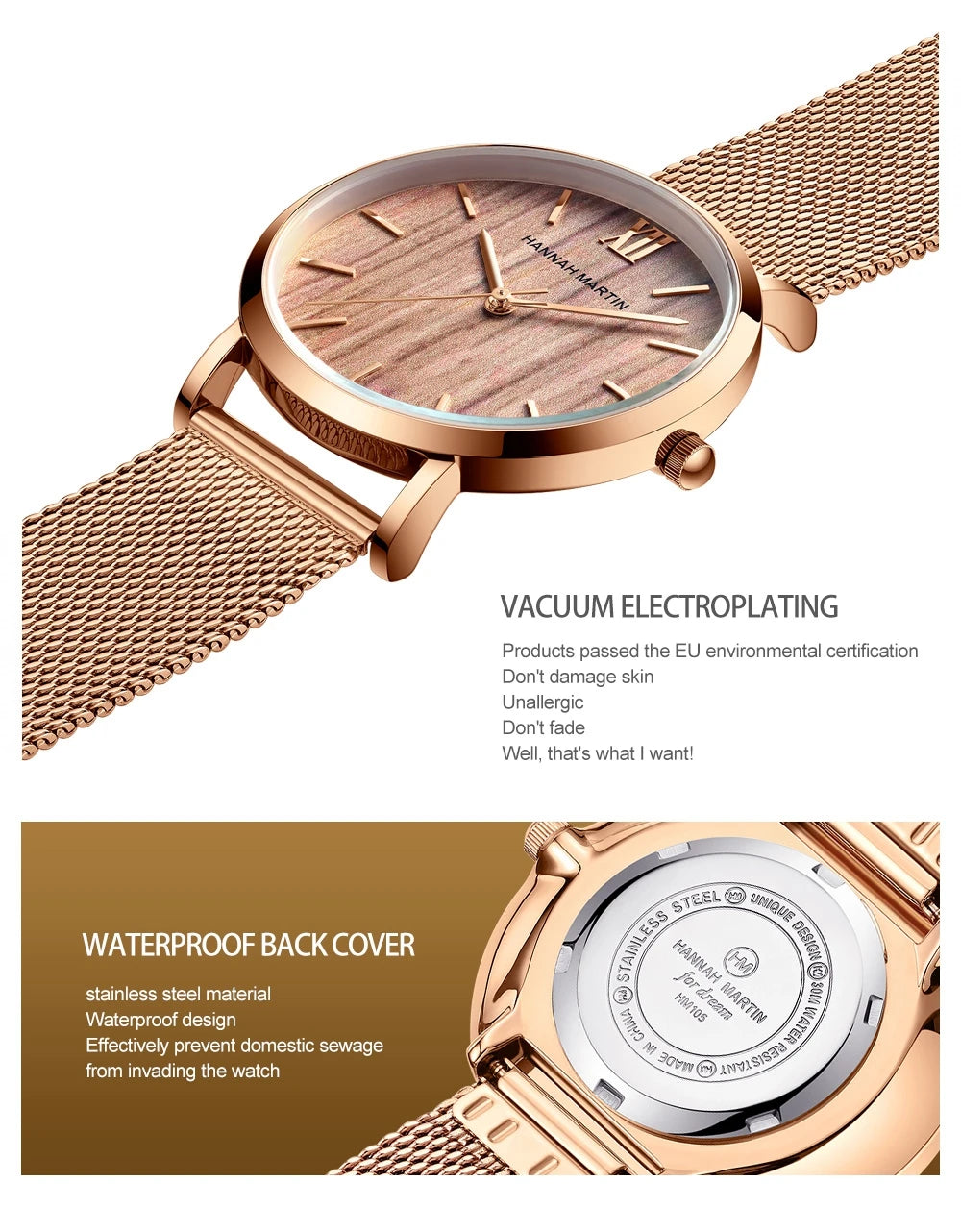 Rose Gold Luxury Watch