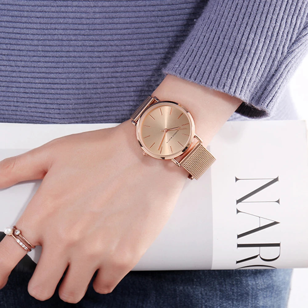 Rose Gold Luxury Watch