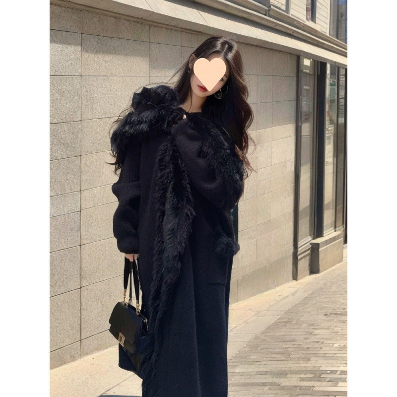 Idle Style Large Lapel Sweater