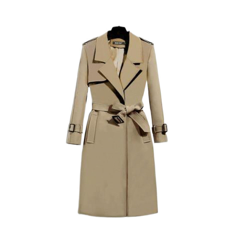 Elegant Slim-fit Trench Coat