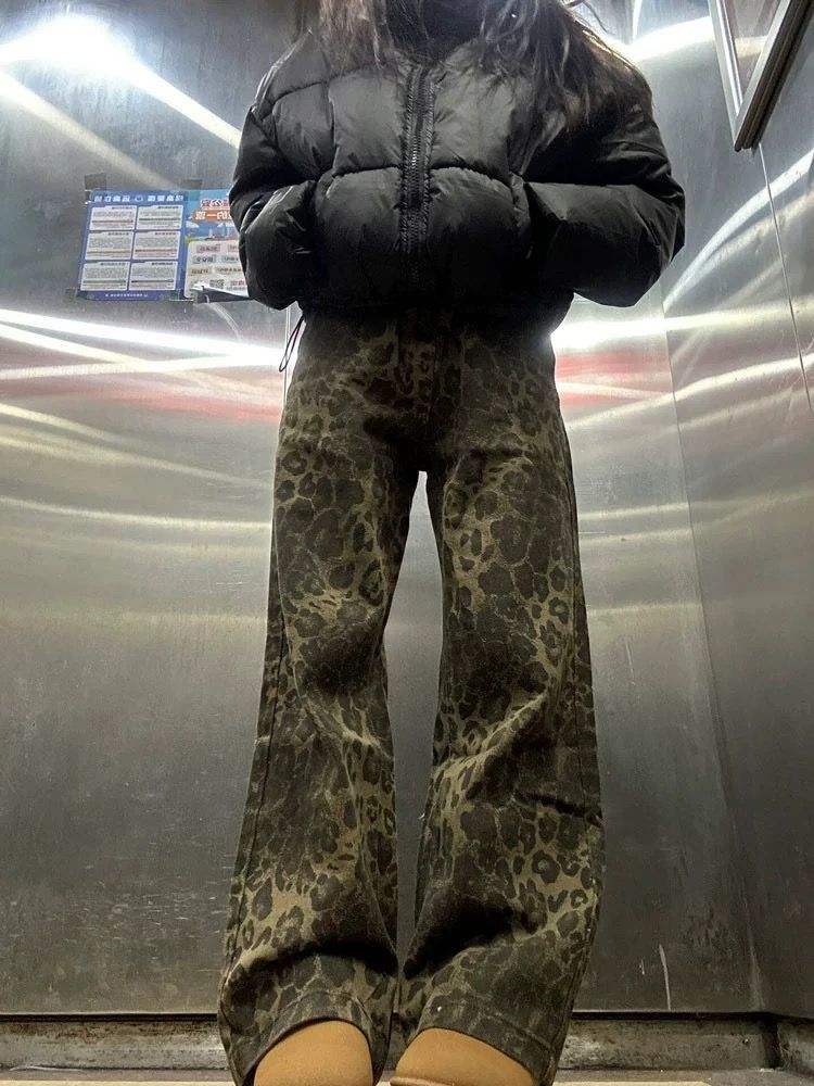 Loose Straight-leg Wide-leg Pants