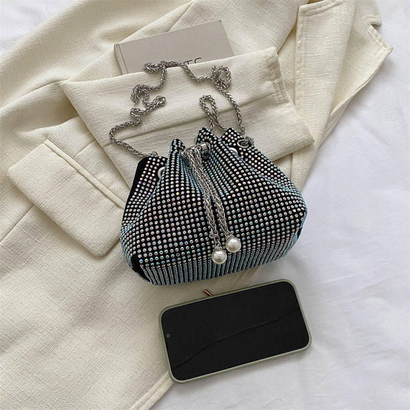 Diamond Chain Crossbody Bag