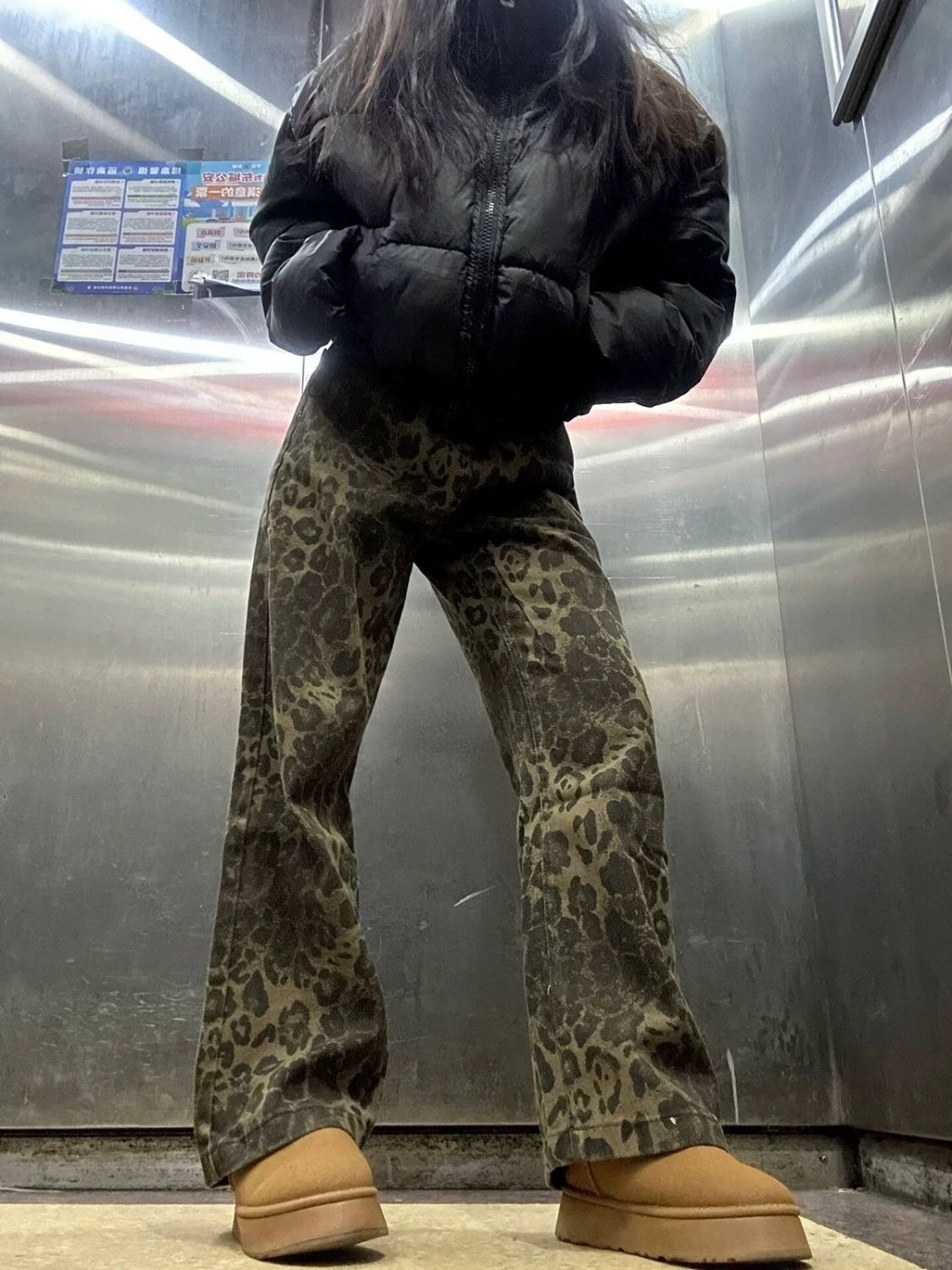 Loose Straight-leg Wide-leg Pants