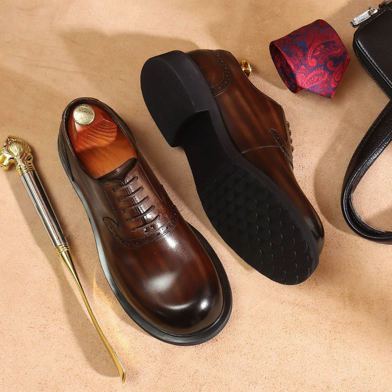 Versatile Formal Wear Leather Shoes