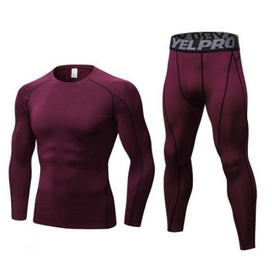 Long-sleeved Shirt Pants Leggings Sports Suit