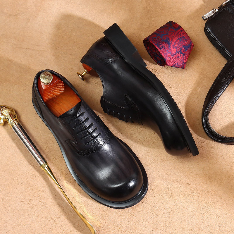 Versatile Formal Wear Leather Shoes