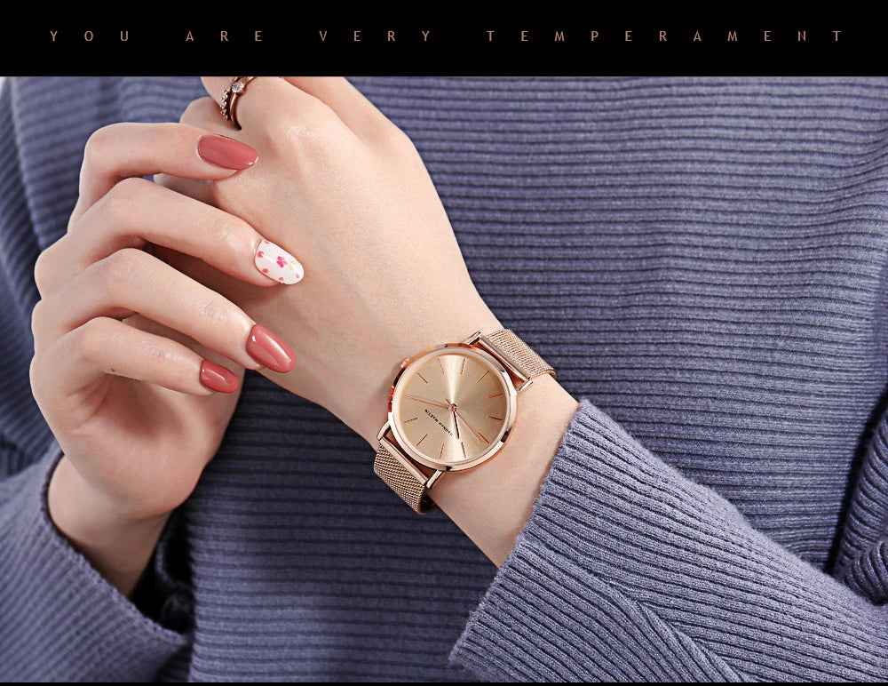 Rose Gold Luxury Watch