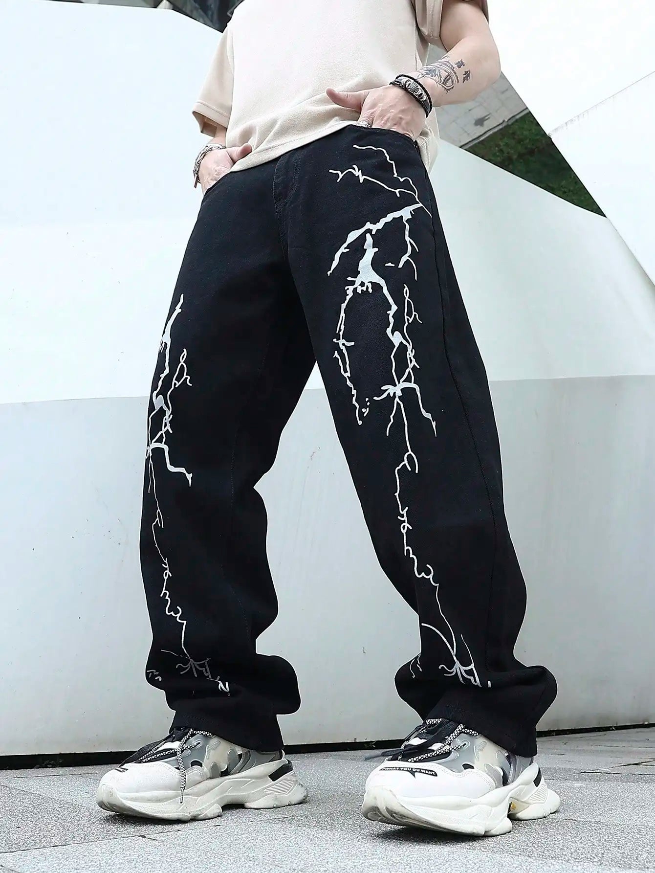 Cargo Denim Jeans