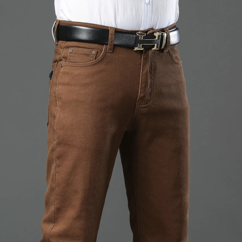 Slim Brown Jeans