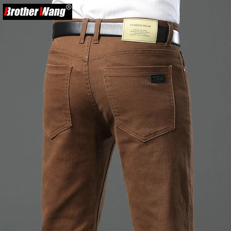 Slim Brown Jeans