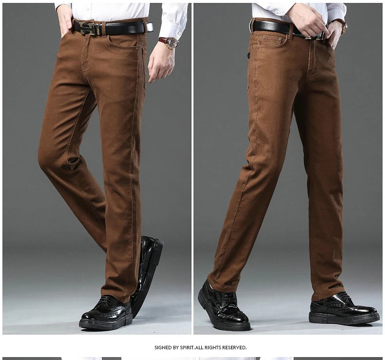 Slim Brown Jeans