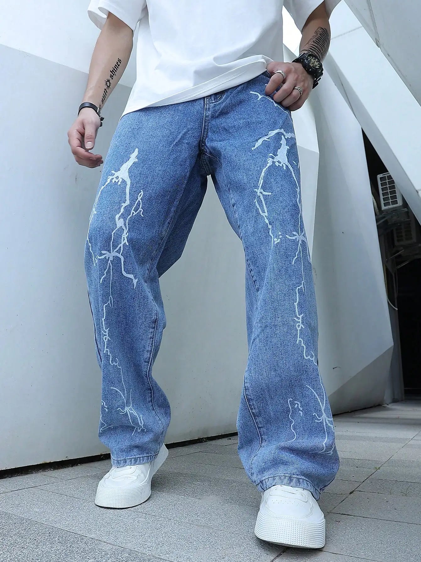 Cargo Denim Jeans
