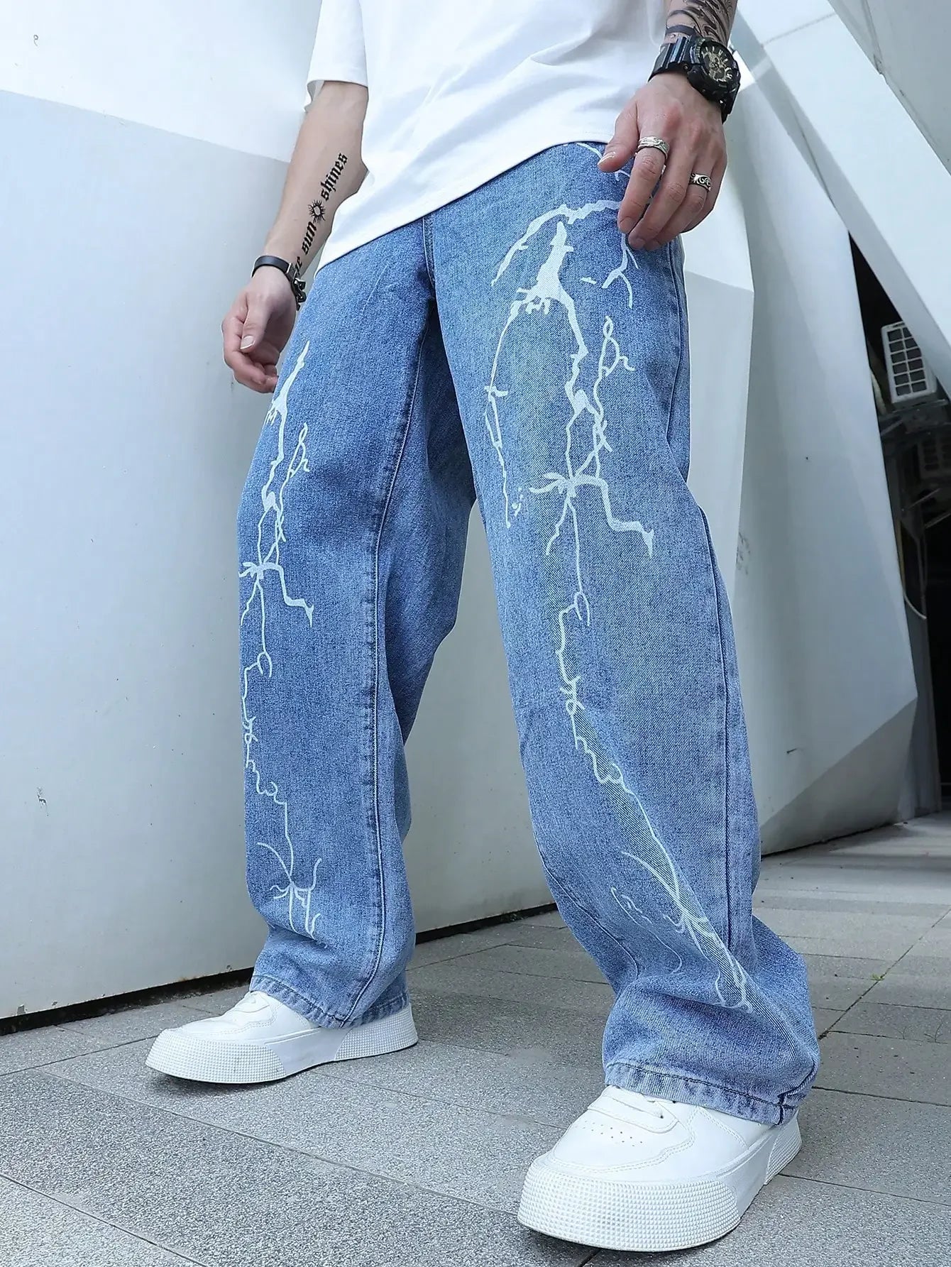 Cargo Denim Jeans
