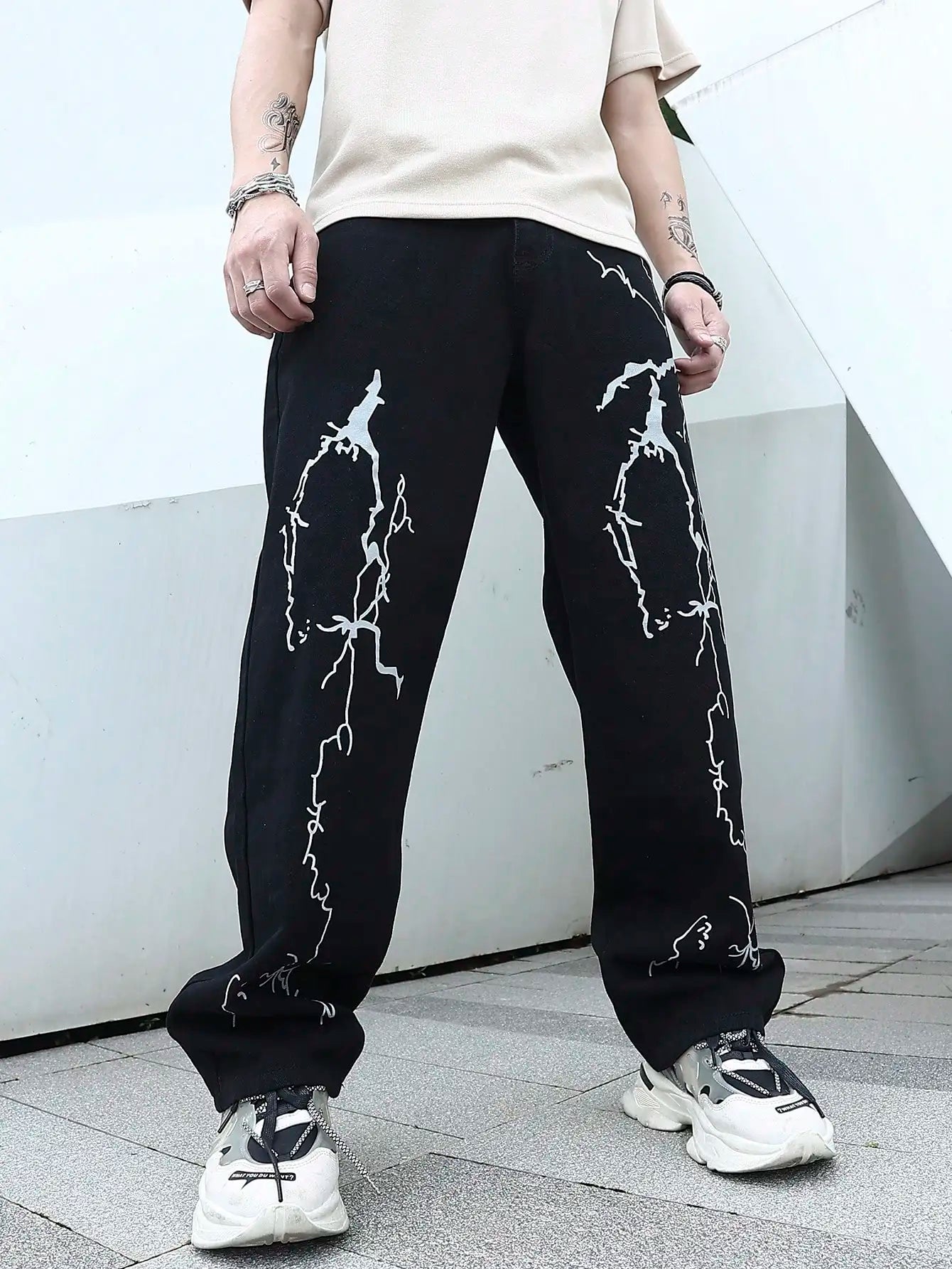 Cargo Denim Jeans