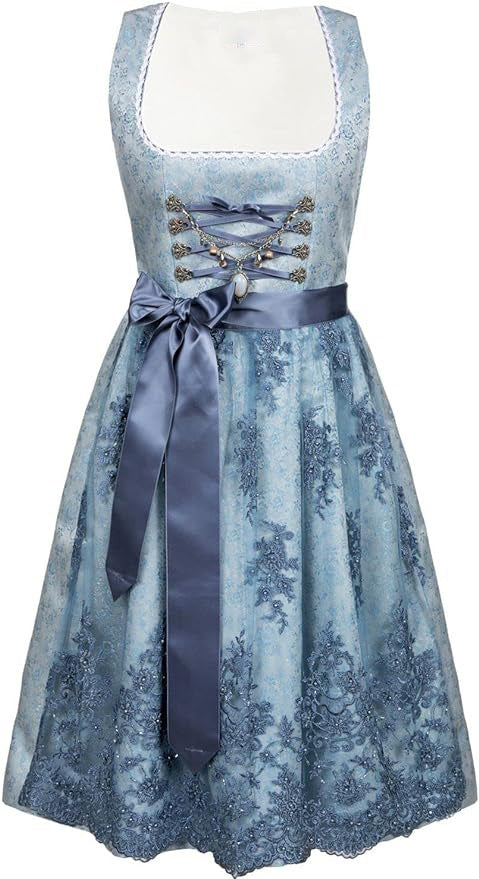 Blue Jacquard Bavarian