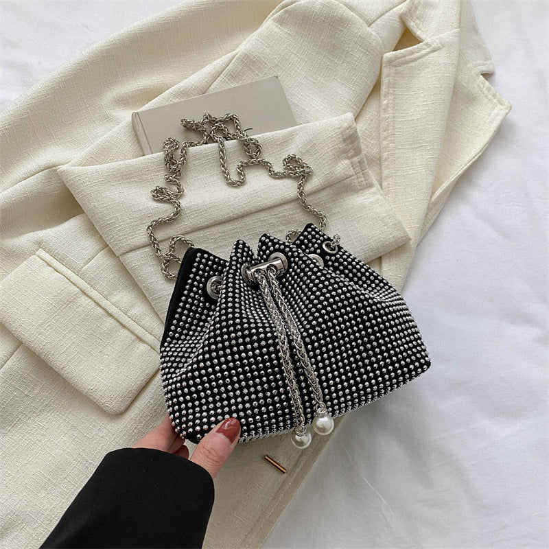 Diamond Chain Crossbody Bag