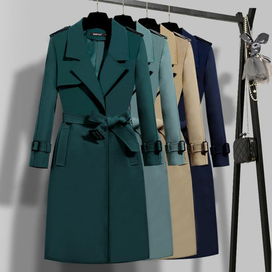Elegant Slim-fit Trench Coat